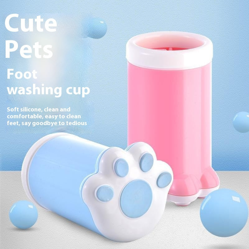 Portable Dog Paw Cleaner – Silicone Pet Foot Washing Cup for Easy Grooming