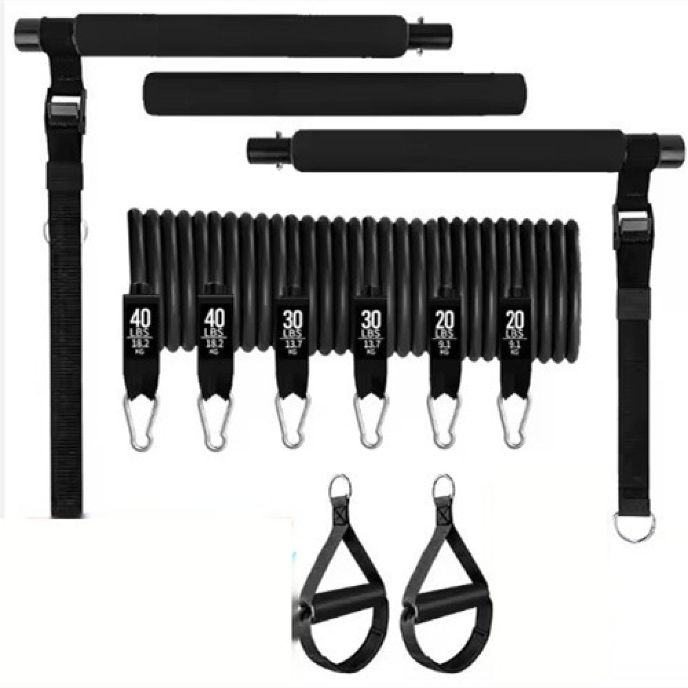 Yoga Fitness Rod with Stretching Rope – Full Body Workout & Flexibility Trainer